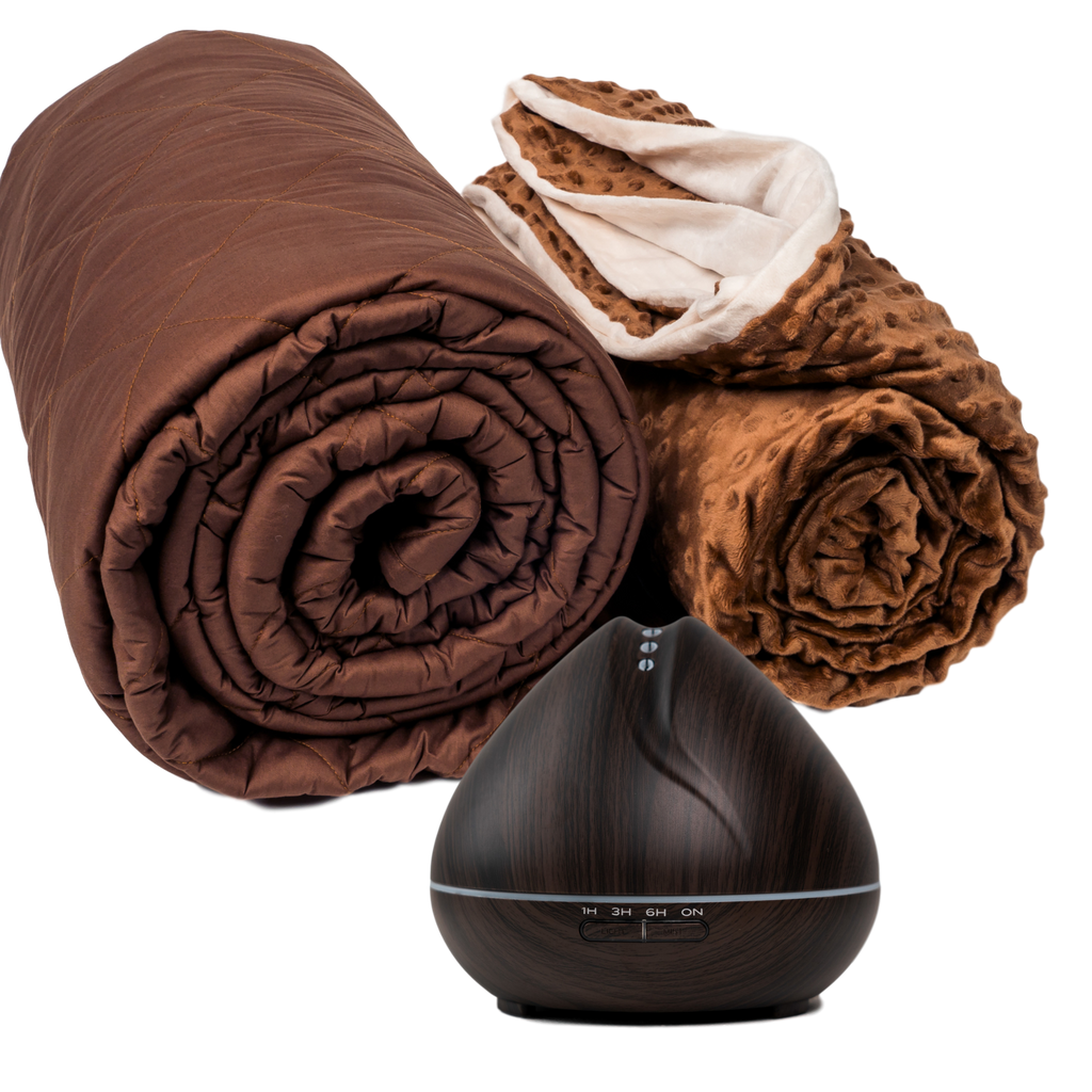 Weighted Blanket W Cover 400 ML Diffuser Bundle